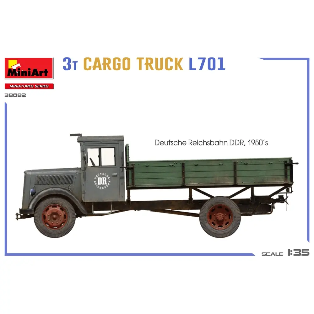 Camion de transport 3T L701 - MINIART 550038082 - 1/35 - 5