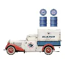 Camionnette de livraison de barils de pétrole - Miniart 550038069 - 1/35 - 3