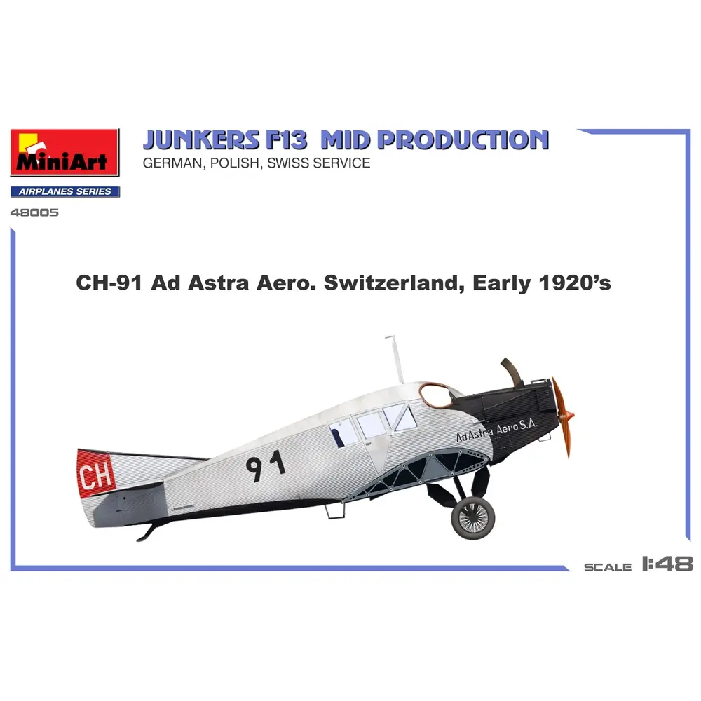 Junkers F13 Mid Production - Miniart 550048005 - 1/48 - 7