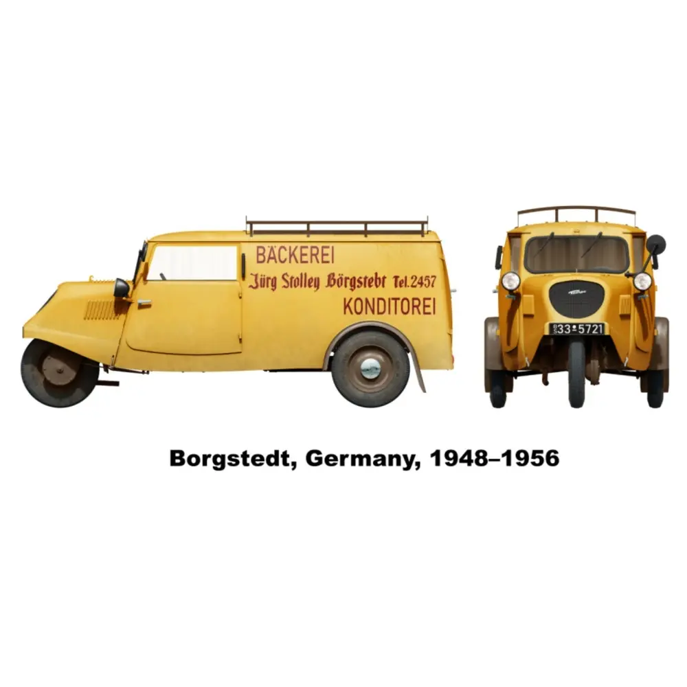 Camion de livraison Boulangerie Van A400 - Miniart 550038066 - 1/35 - 4