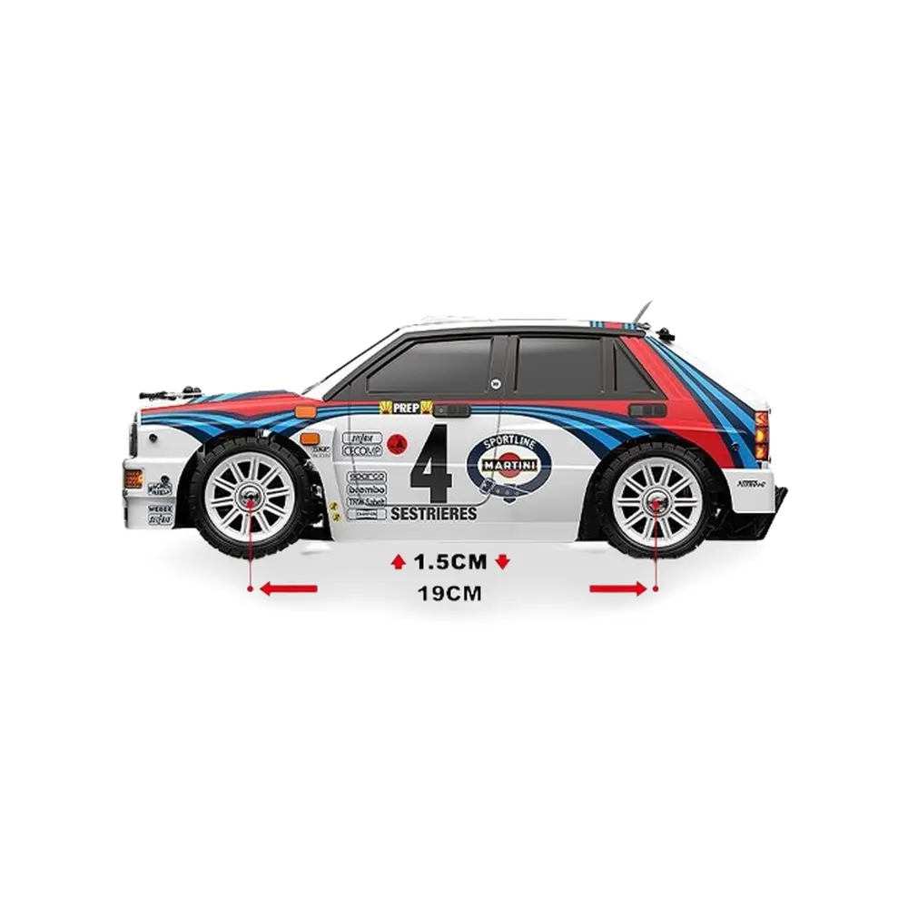 Lancia N°4 4x4 - Brushless 2S / 3S - MJX Hyper Go 14302 - 1/14 - 7