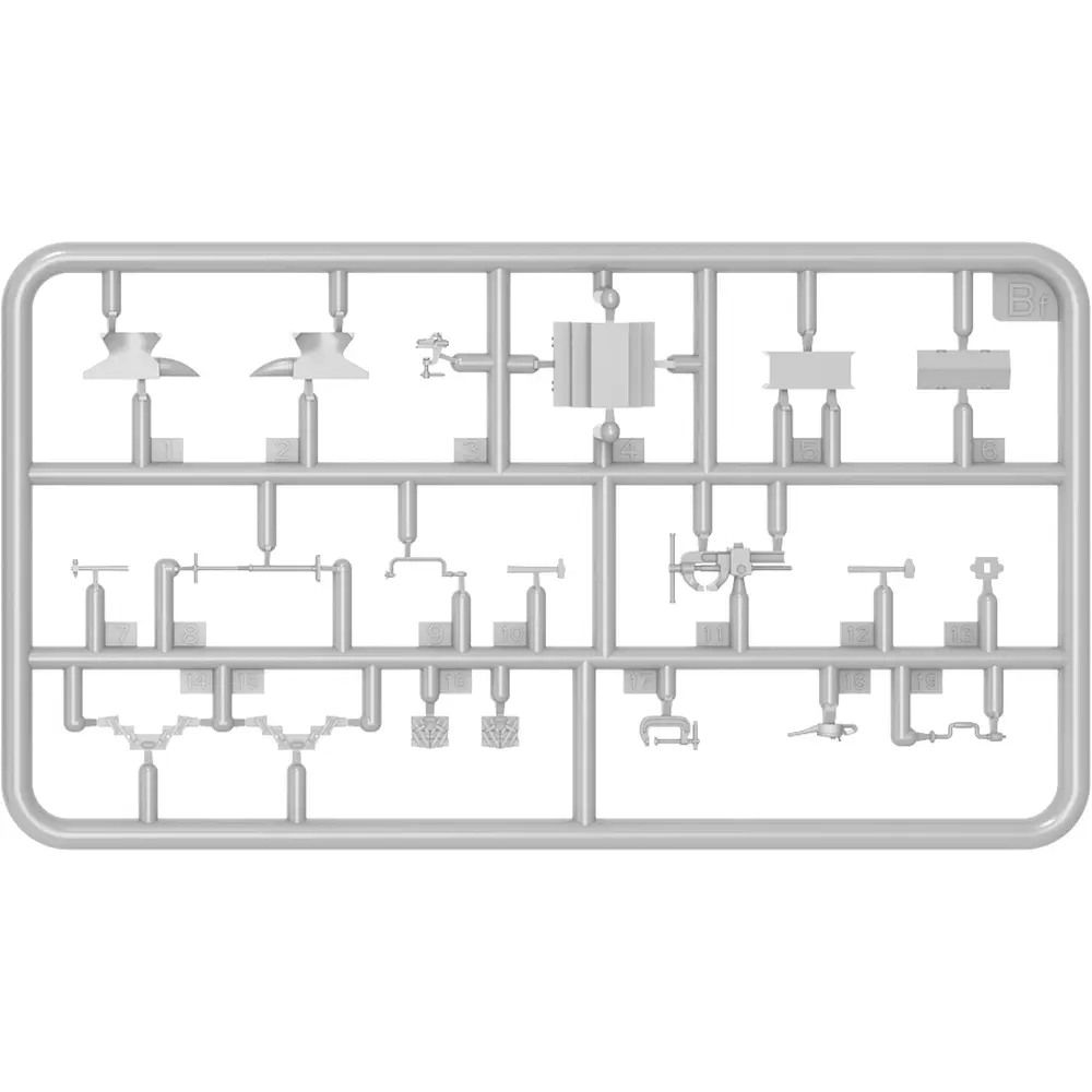 Personnel Allemand au sol avec accessoires - Miniart 550049020 - 1/48 - 5