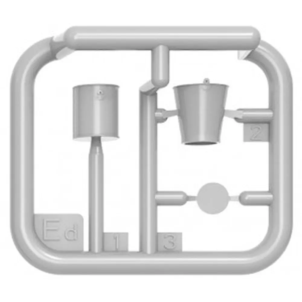 Ouvriers peintres avec accessoires - Miniart 550038094 - 1/35 - 4