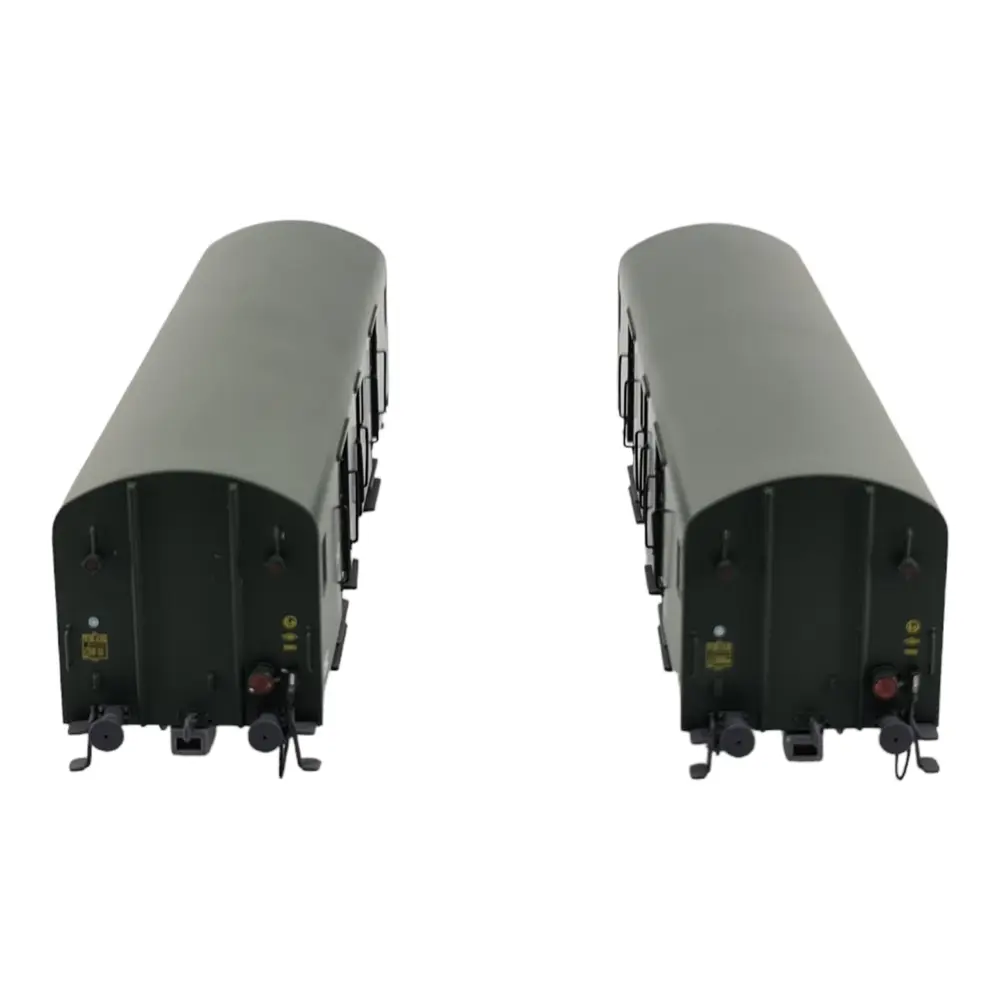 Set 2 FOURGONS bagages Dd2ai Vert 301 - MODELS WORLD 30318 - SNCF - HO 1/87 - EP IVa - 3