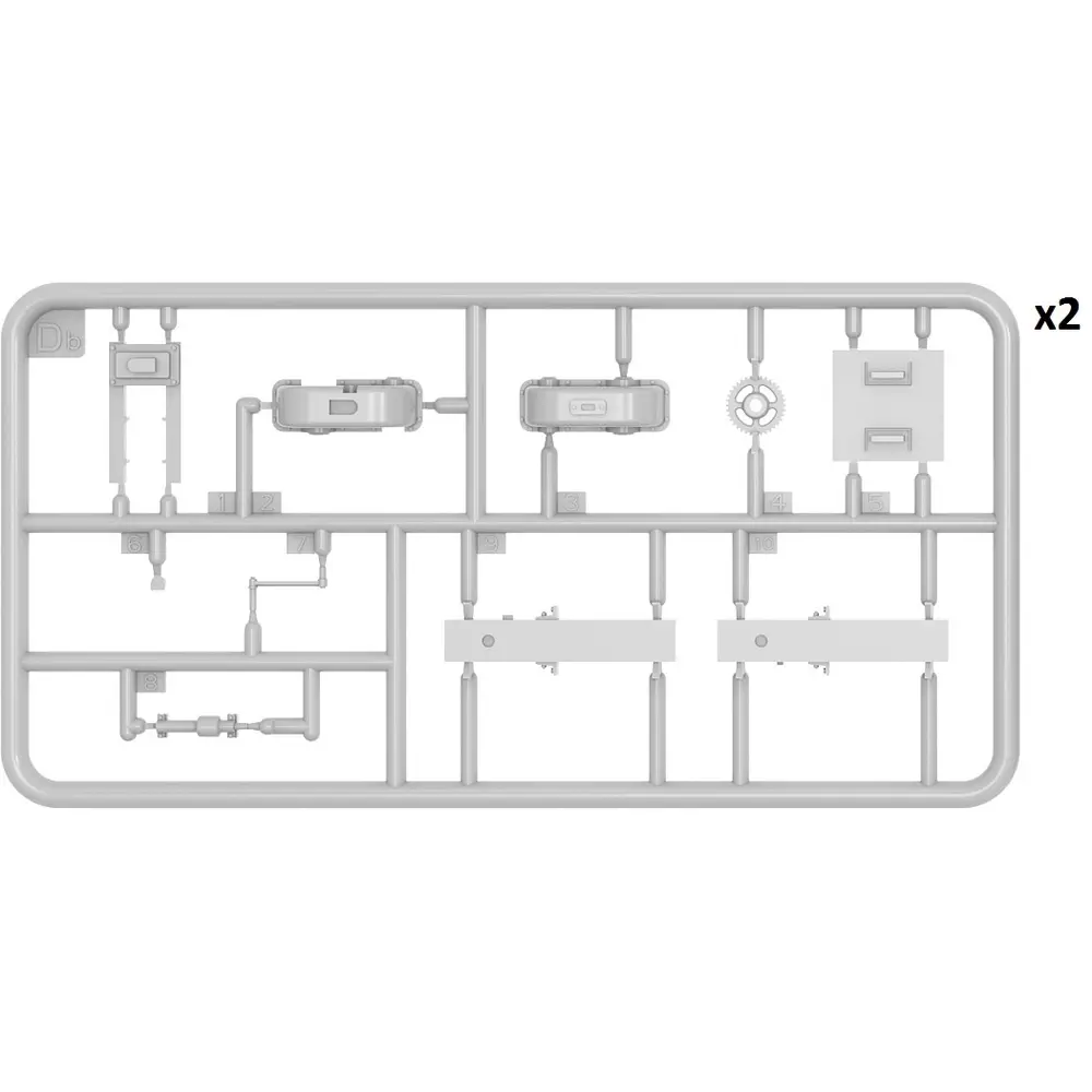 Passage à Niveau - 290x190x45mm - Miniart 550035666 - 1/35 - 3