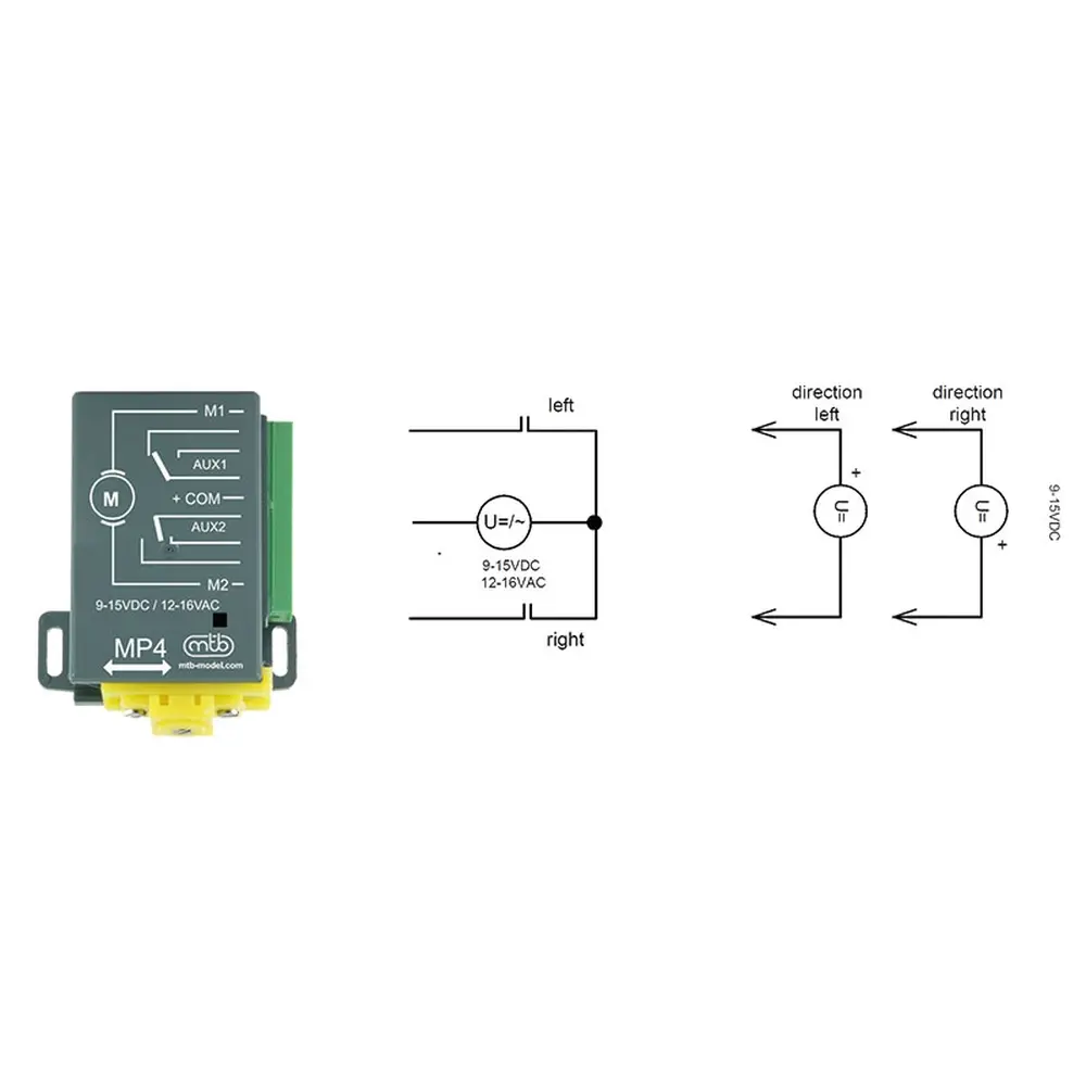 Moteur lent d’aiguillage & accessoires - MTB MP4 - 2