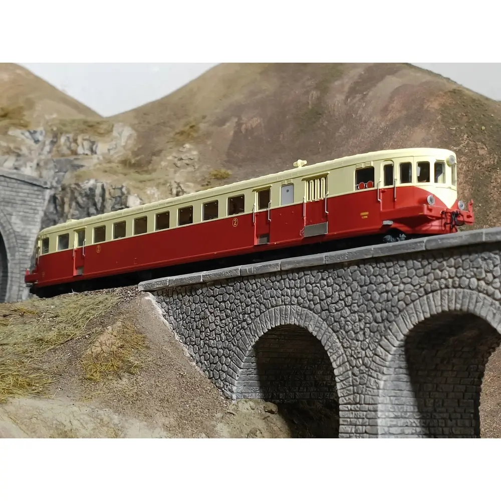 Autorail diesel De Dietrich X-3709 - MISTRAL 21-05-G002 - SNCF - HO 1/87 - IIId - 8