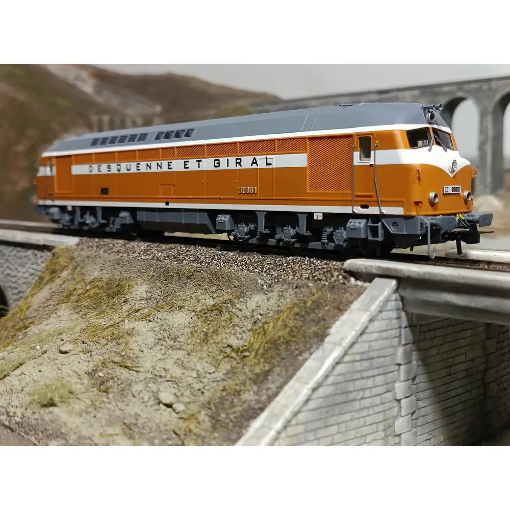 Locomotive diesel CC 80001 Belphégor - Mistral 25-01-G003 - HO 1/87 - SNCF - Ep IV - Digital sound - 2R - 6