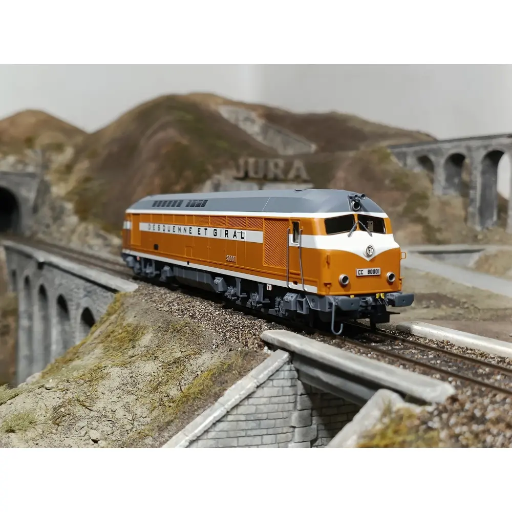 Locomotive diesel CC 80001 Belphégor - Mistral 25-01-G003 - HO 1/87 - SNCF - Ep IV - Digital sound - 2R - 8