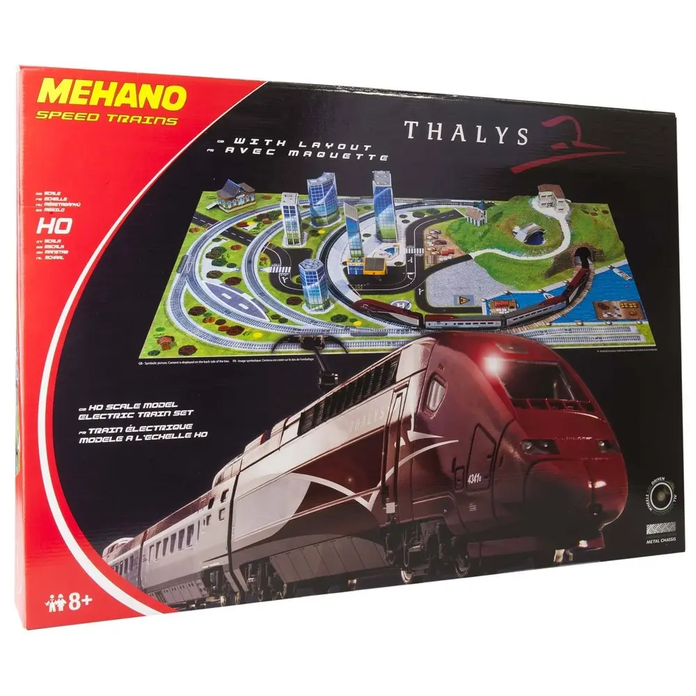 Set de départ TGV THALYS Mehano T365 - HO : 1/87 - avec tapis de décors - 2