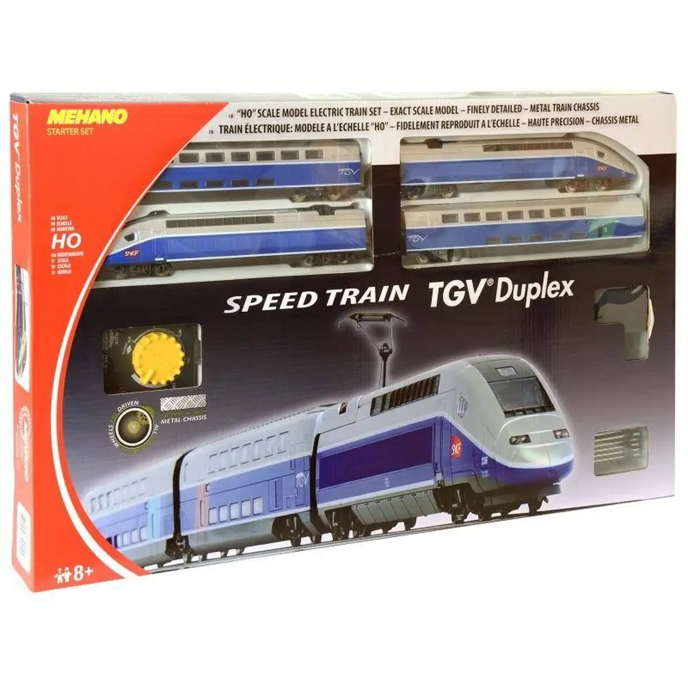Set de Départ TGV DUPLEX - MEHANO T681 - HO 1/87 - SNCF - EP V/VI - Analogique - 2