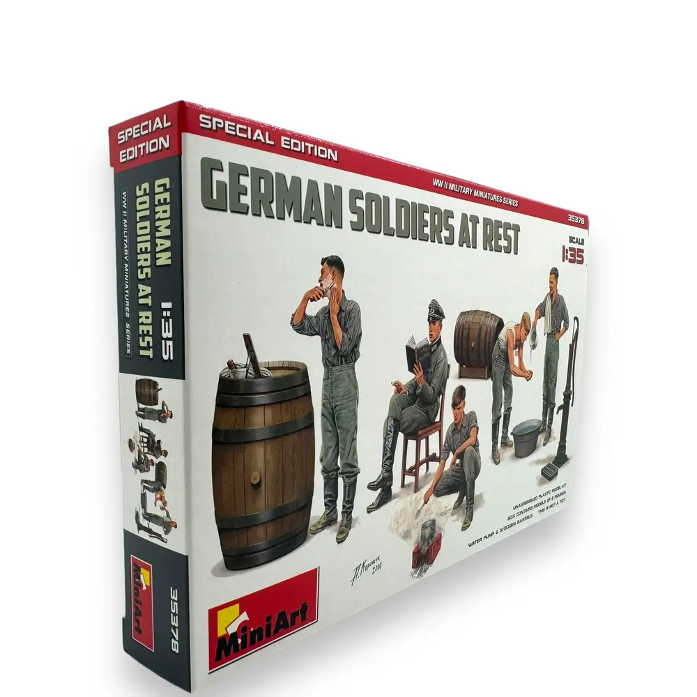 5 Soldats allemands au repos - Carson 550035378 - 1/35 - 2