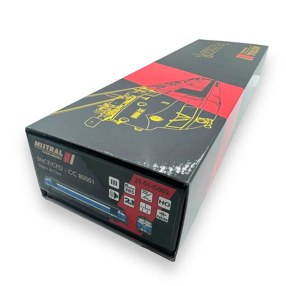Locomotive diesel CC 80001 Belphégor - Mistral 25-01-G002 - HO 1/87 - SNCF - Ep III - Digital sound - 2R - 4