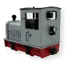 Locotracteur Gmeinder en argent avec châssis rouge - Minitrains 5011 - HOe 1/87 - 2R - 2