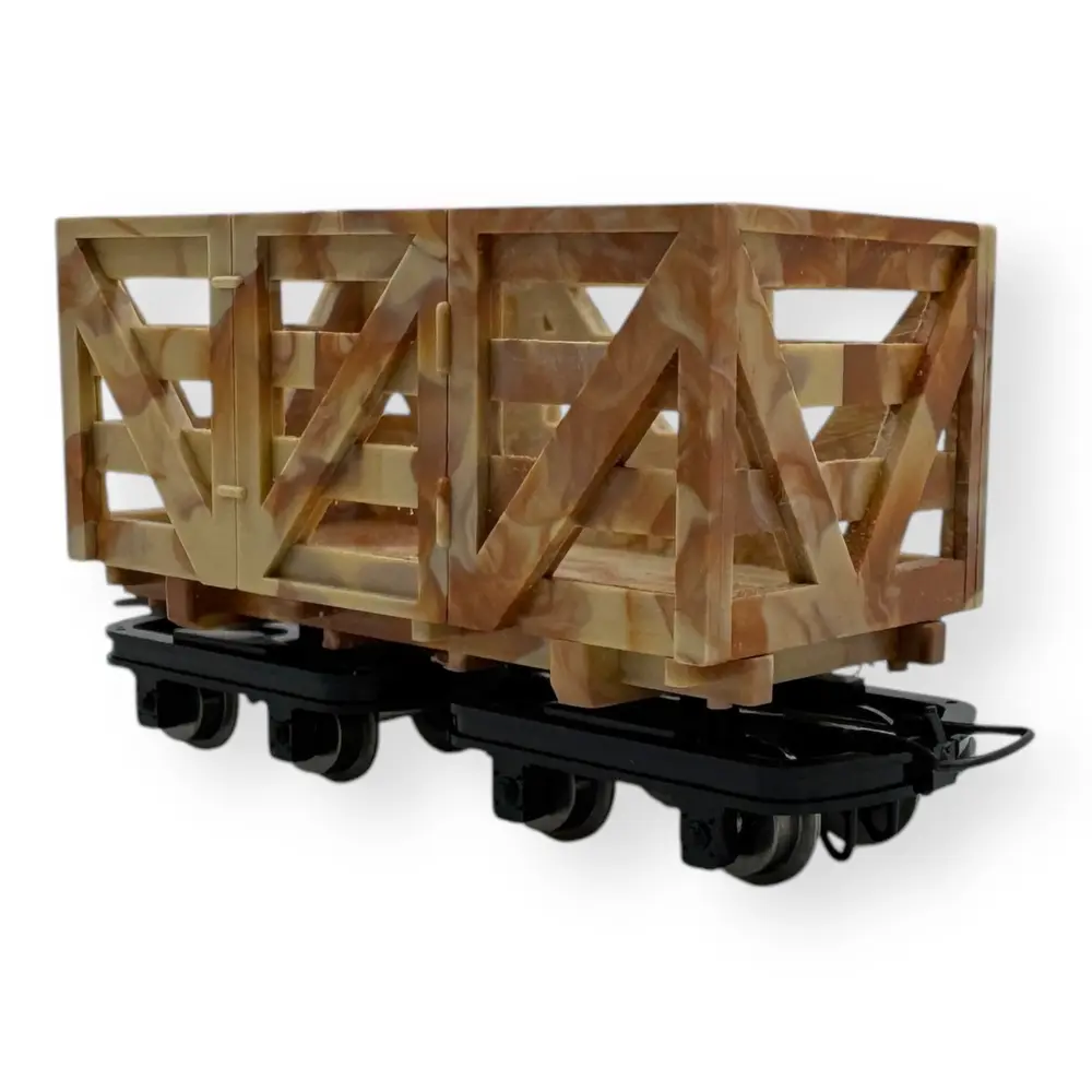 Wagon à bestiaux à 4 essieux - Minitrains 3008 - HOe 1/87 - 2