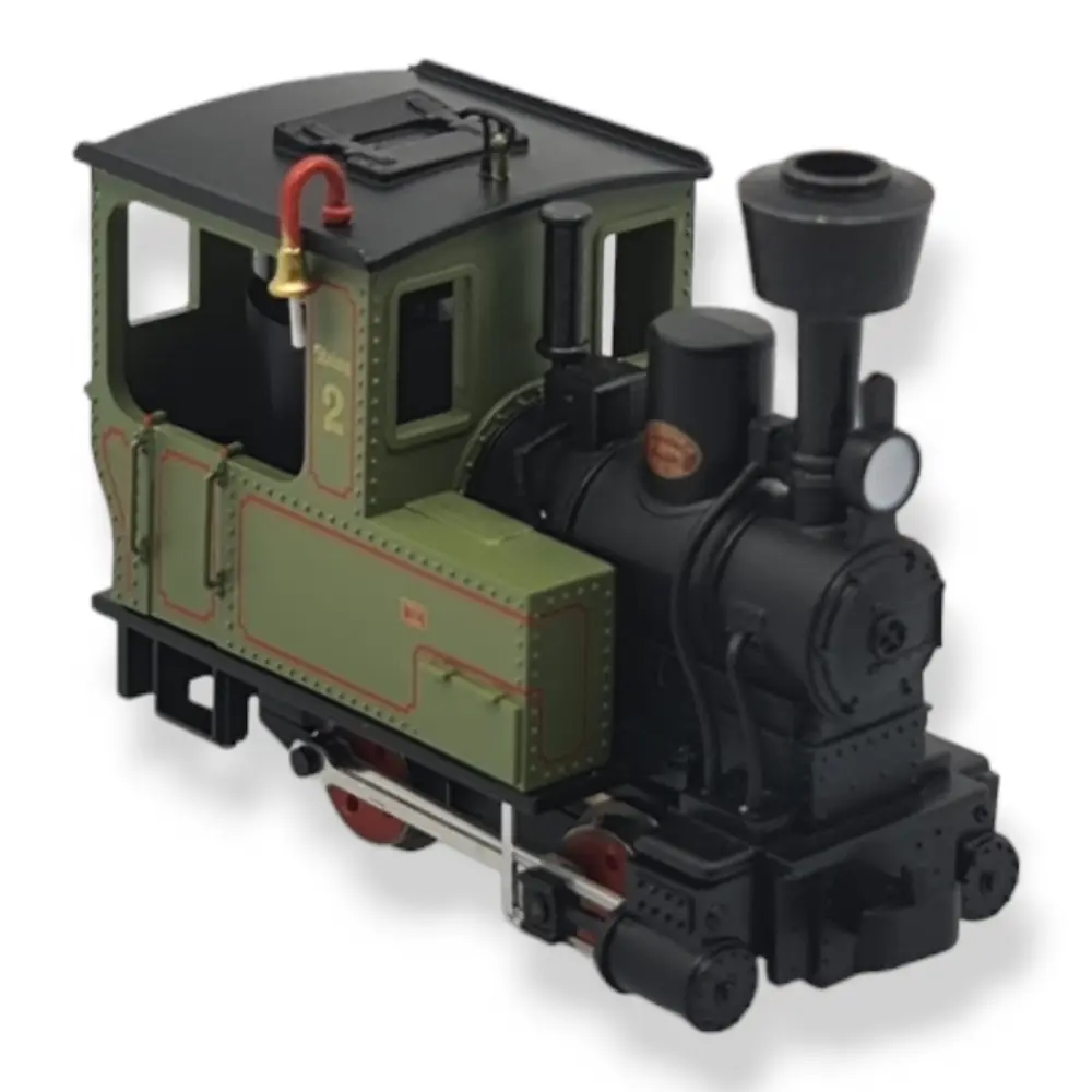 Locomotive à vapeur Stainz Minitrains 5042 - HOe 1/87 - noire et verte - 2