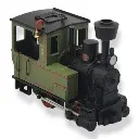 Locomotive à vapeur Stainz Minitrains 5042 - HOe 1/87 - noire et verte - 2