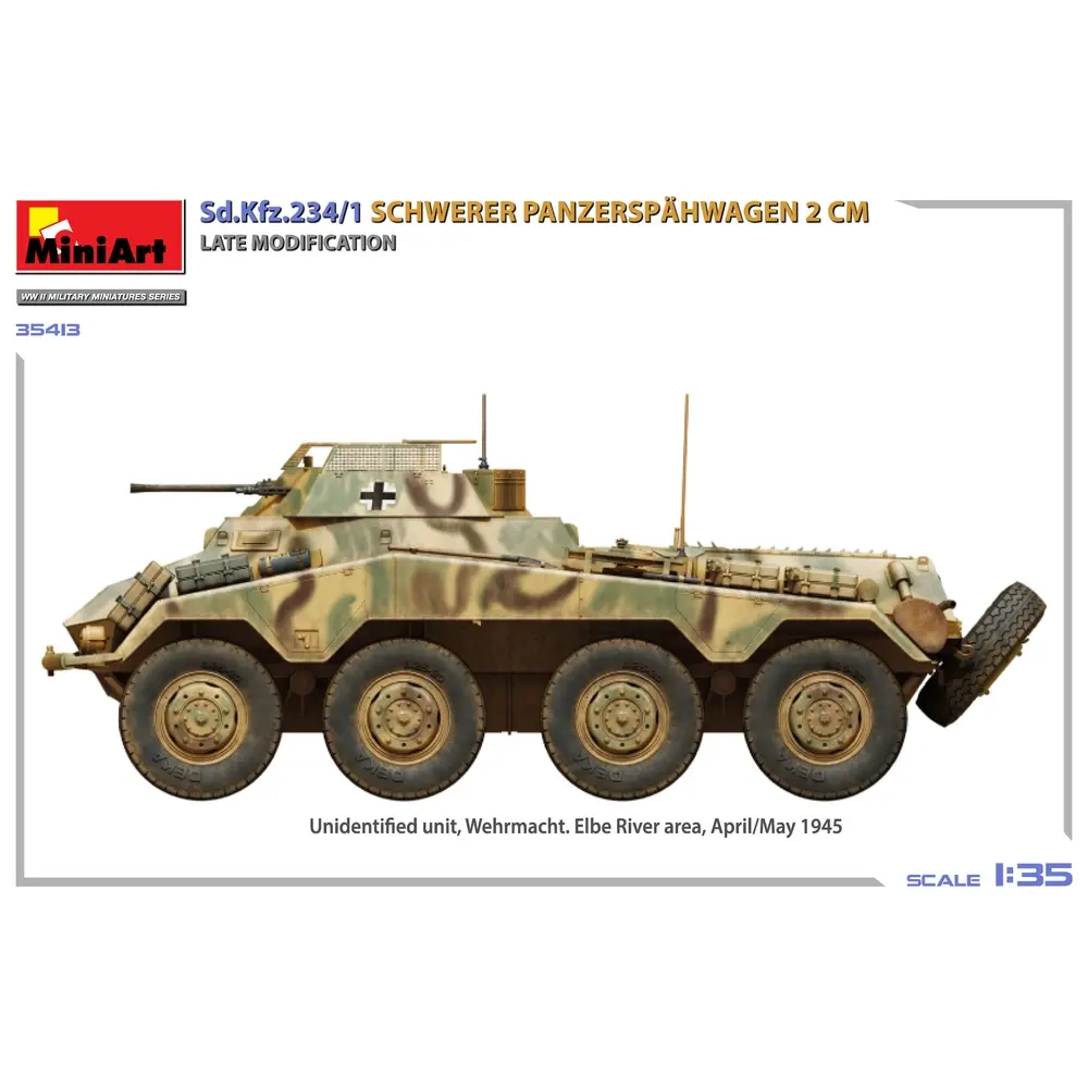 Sd.Kfz.234/1 Schwerer Panzerspähwagen - MINIART 550035413 - 1/35 - 5