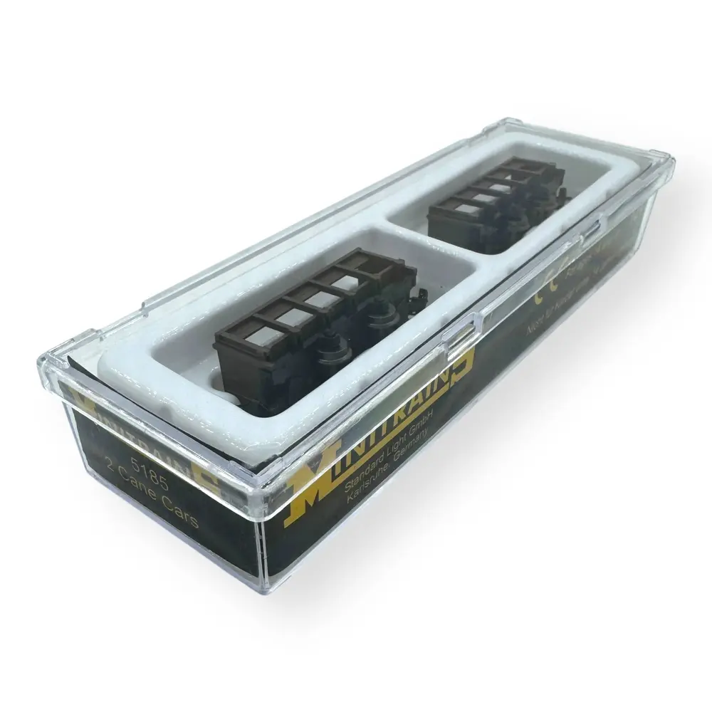 2 wagons à canne à sucre - Minitrains 5185 - HOe 1/87 - 2R - 4