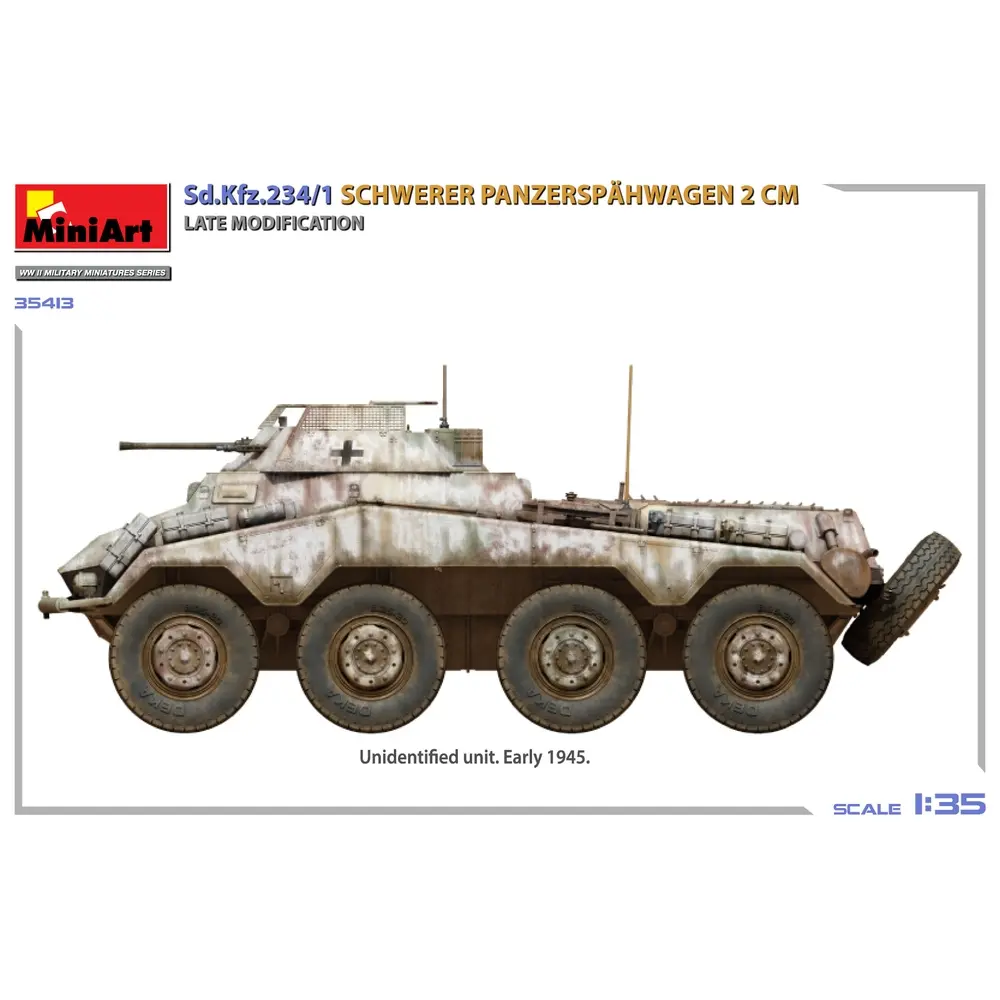Sd.Kfz.234/1 Schwerer Panzerspähwagen - MINIART 550035413 - 1/35 - 3
