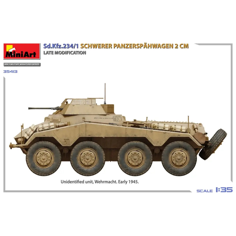 Sd.Kfz.234/1 Schwerer Panzerspähwagen - MINIART 550035413 - 1/35 - 2