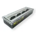 Lot de 4 wagonnets  à voie étroite - Minitrains 5108 - HOe 1/87 - Ep III - 2R - 4