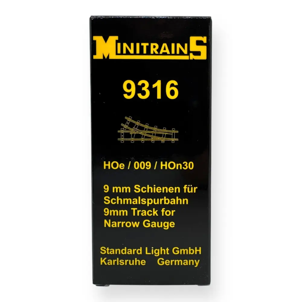 Aiguillage à droite - Minitrains 9316 - HOe 1/87  - 3