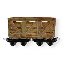 Wagon à bestiaux à 4 essieux - Minitrains 3008 - HOe 1/87 - 3