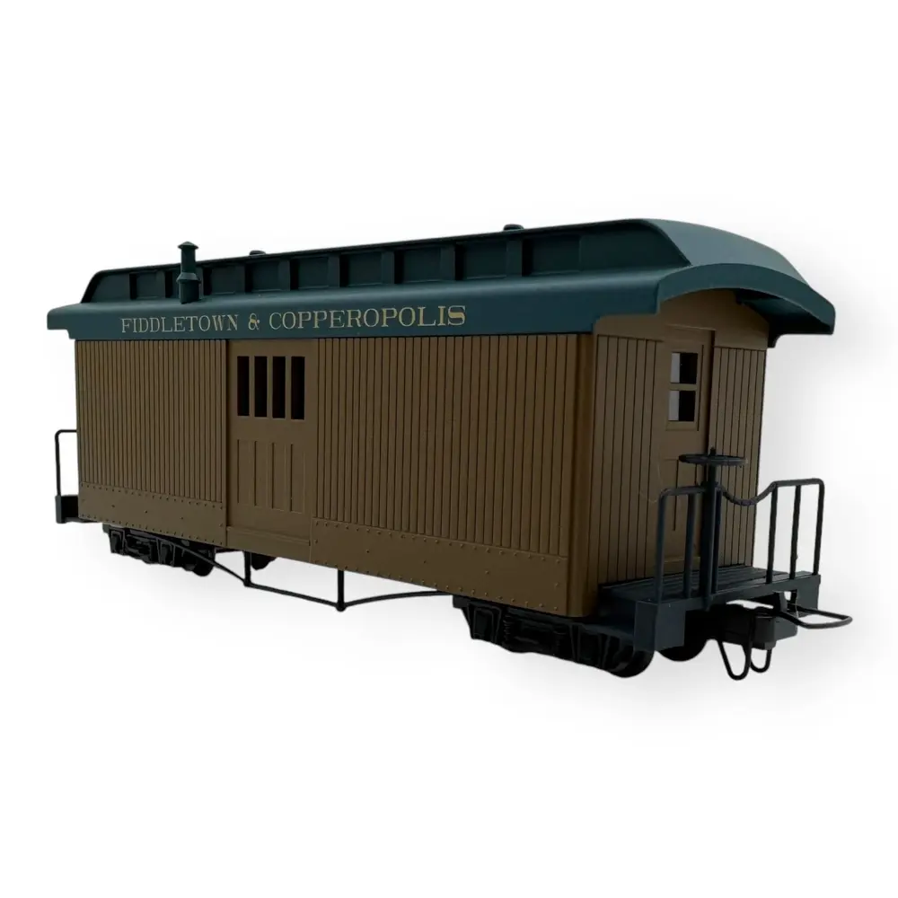 Voiture postale Fiddletown & Copperopolis marron, avec lettres - Minitrains 5164 - HOe 1/87 - 2R - 2