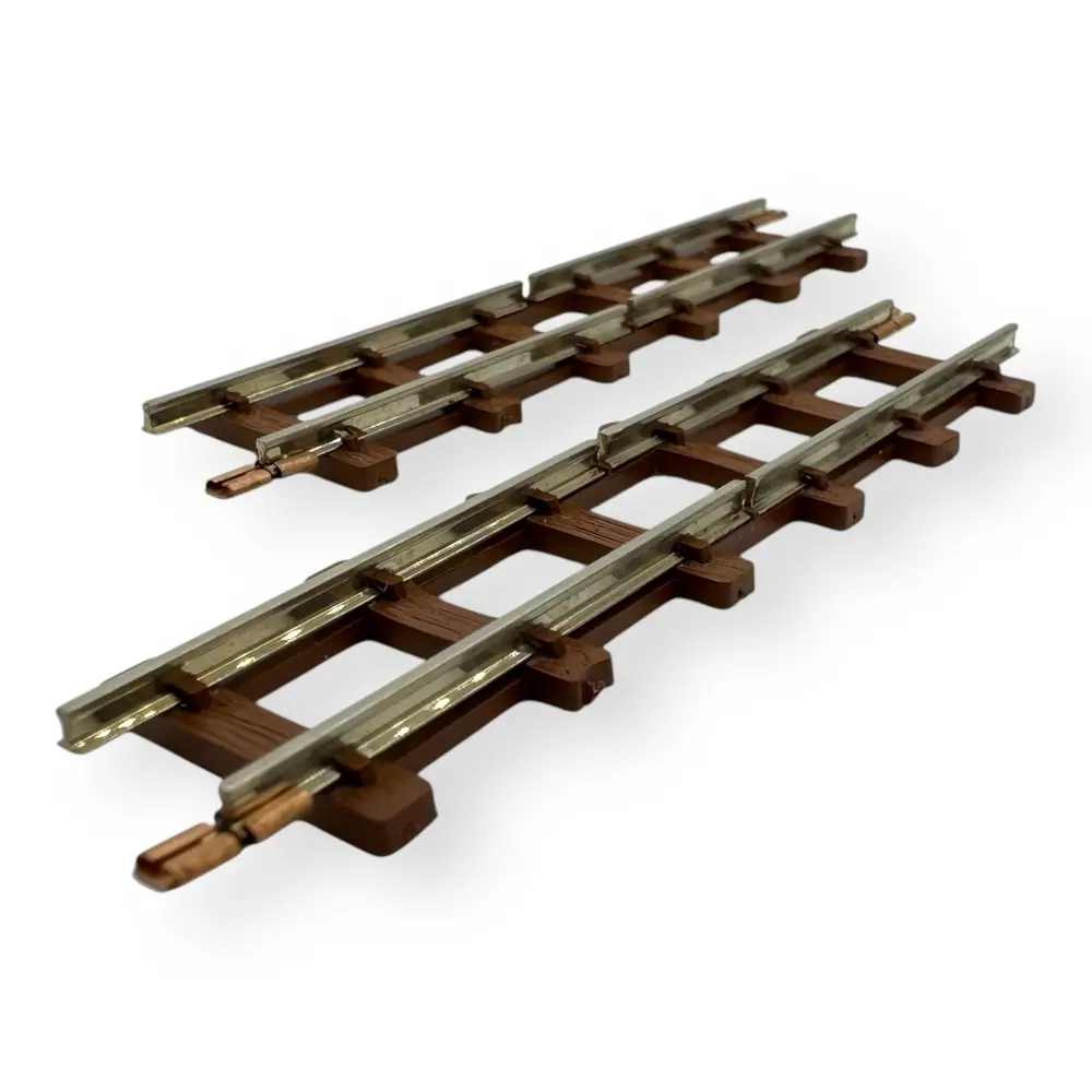2 rails droits isolé de 77mm - Minitrains 9304 - HOe 1/87  - 2