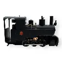 Locomotive Decauville Progrès noire - Minitrains 1083 - HOe 1/87 - 2R - 3