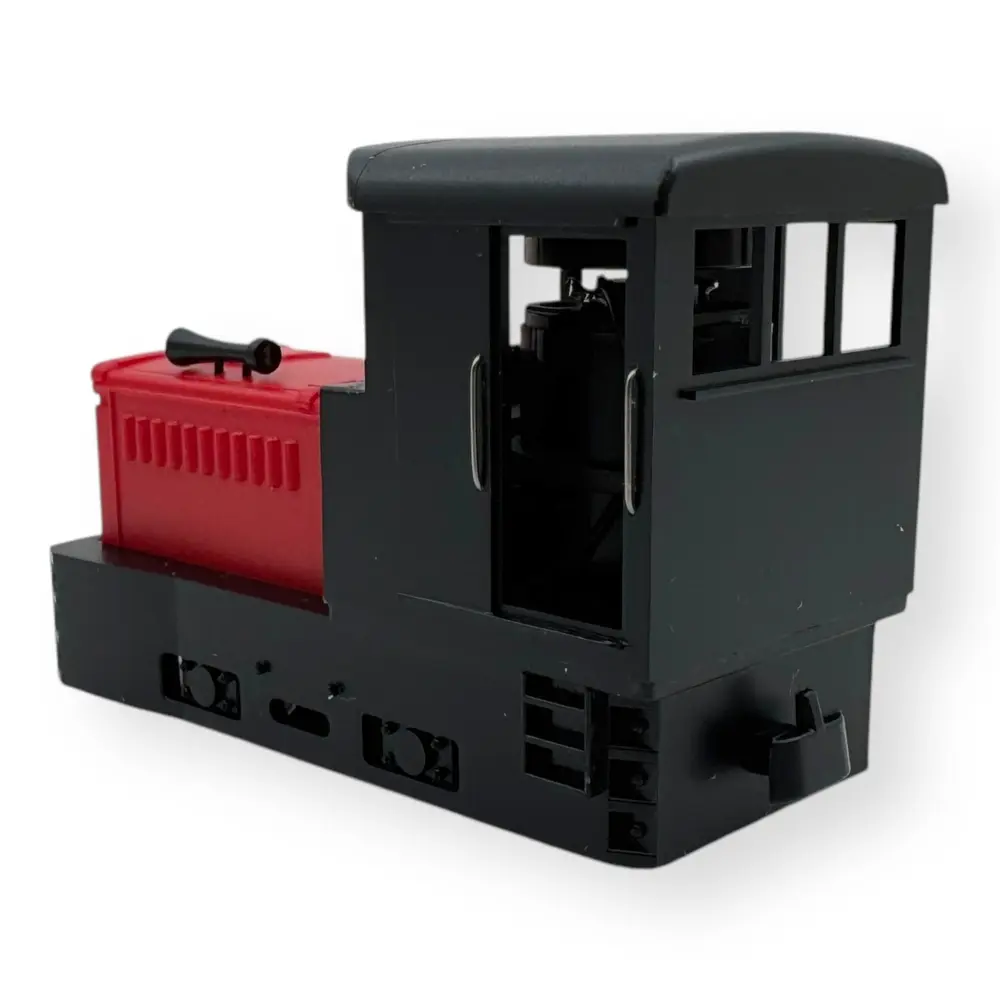 Locotracteur rouge et noir - Minitrains 2054 - HOe 1/87 - 2