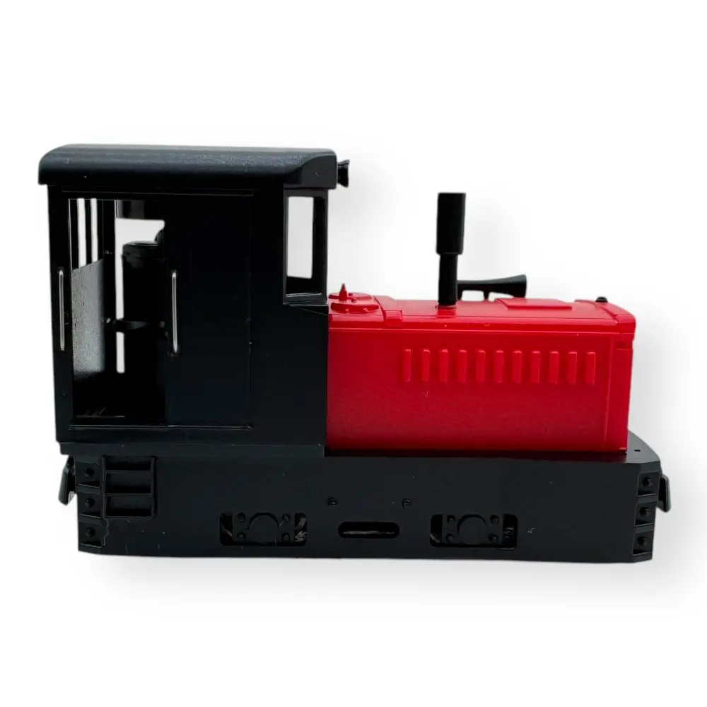 Locotracteur rouge et noir - Minitrains 2054 - HOe 1/87 - 3