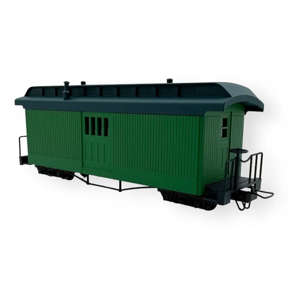 Voiture postale de Fiddletown et Copperopolis, verte, sans lettres - Minitrains 5174 - HOe 1/87 - 2R - 2