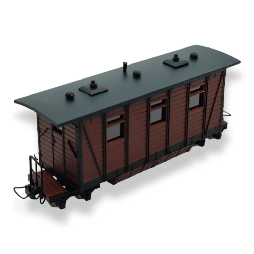 Voiture voyageurs marron MiniTrains 5148 - HOe 1/87 - 2