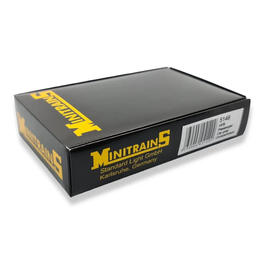 Voiture voyageurs grise MiniTrains 5149 - HOe 1/87 - 4
