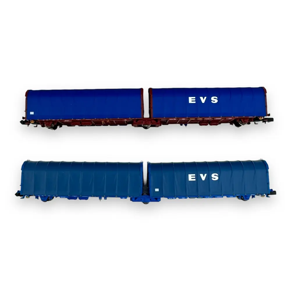 Coffret de 2 wagons bâchés - MFTrain 33070/33069 - N 1/160 - Lailps EVS - Ep VI - 2R - 3