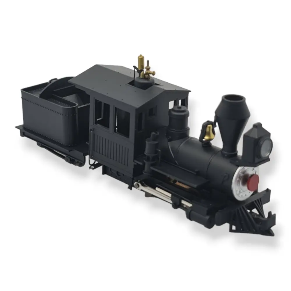 Locomotive à vapeur US avec tendeur F & C Minitrains 1002 - HOe 1/87 - 2