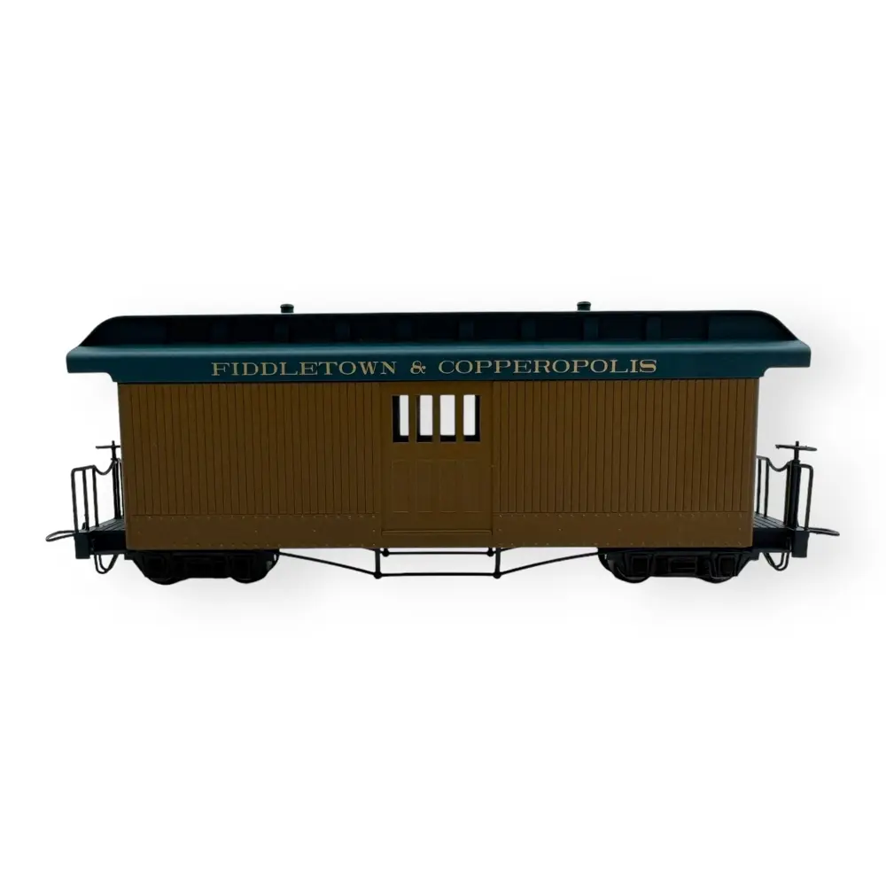Voiture postale Fiddletown & Copperopolis marron, avec lettres - Minitrains 5164 - HOe 1/87 - 2R - 3