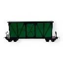 Wagon couvert vert pour train de tranchées allemand - Minitrains 5147 - HOe 1/87 - 2R - 3