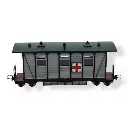 Voiture ferroviaire ambulance - MiniTrains 5135 - HOe 1/87 - 3