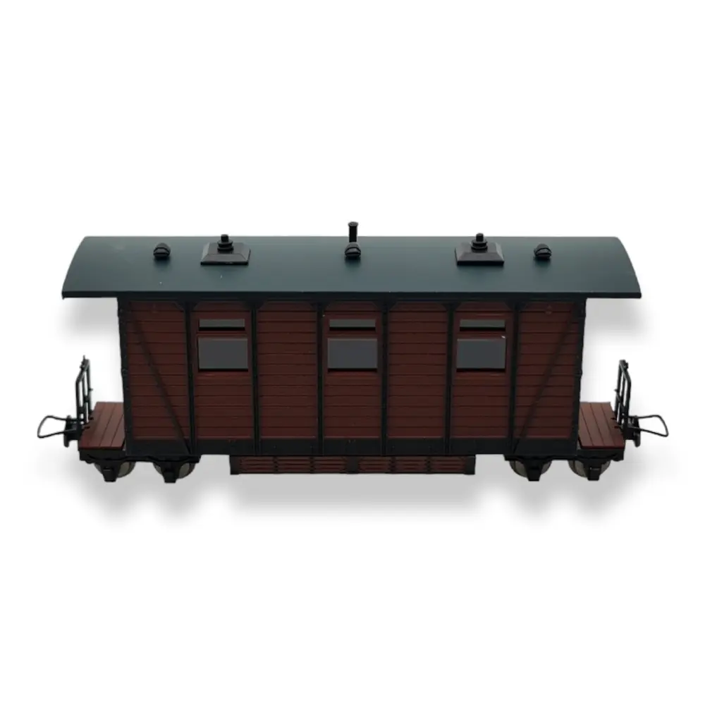 Voiture voyageurs marron MiniTrains 5148 - HOe 1/87 - 3