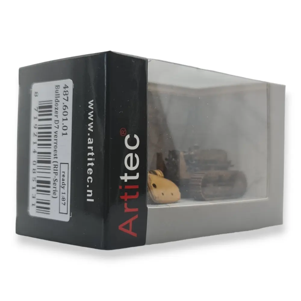 Bulldozer D7 rouillé RIP - ARTITEC 487.601.01 - HO : 1/87  - 5