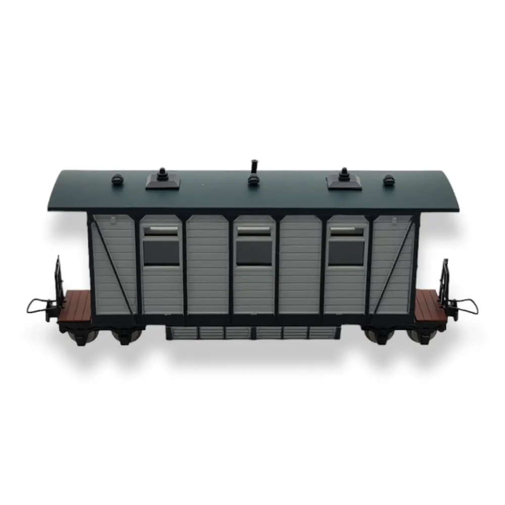Voiture voyageurs grise MiniTrains 5149 - HOe 1/87 - 3