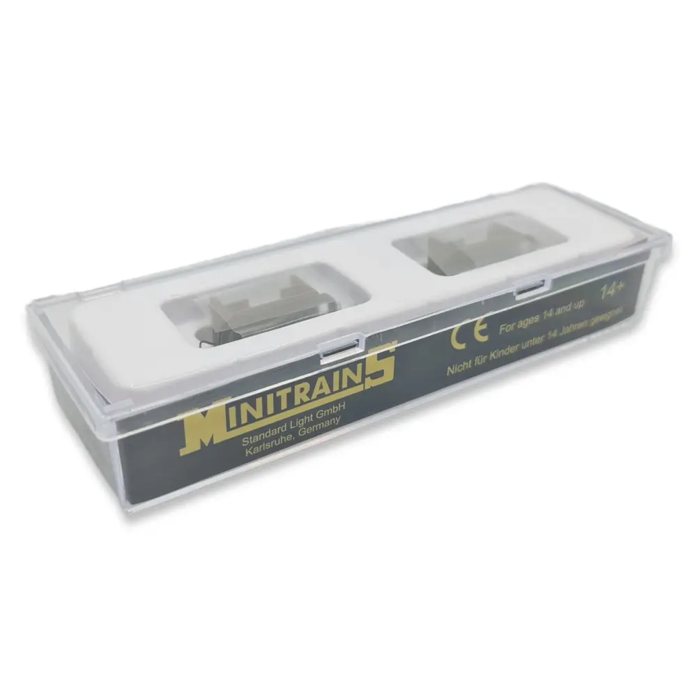 Set 2 wagons passagers en bois Minitrains 5186 - HOe 1/87 - 4