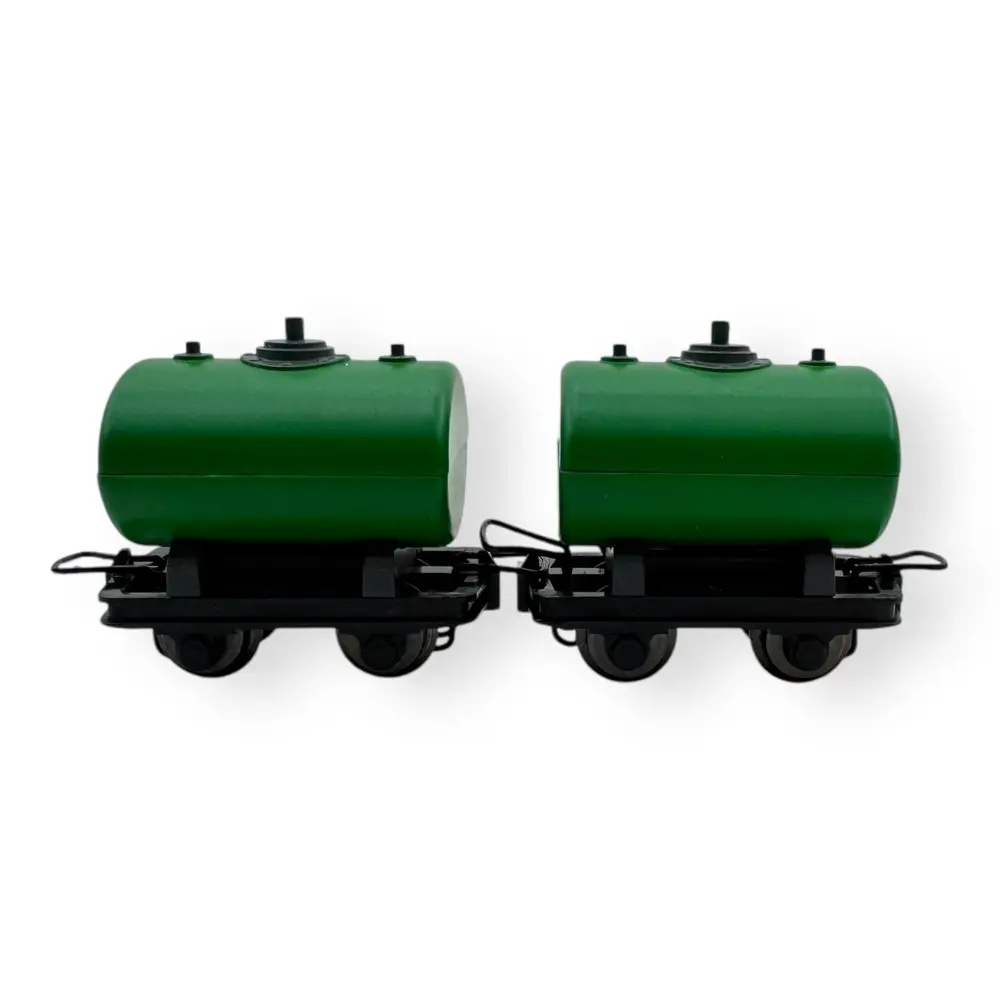 2 wagons citernes verts - Minitrains 5112 - HOe 1/87 - 2R - 3