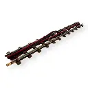 Rail d'alimentation droit 154 mm - Minitrains 9303 - HOe 1/87 - 2