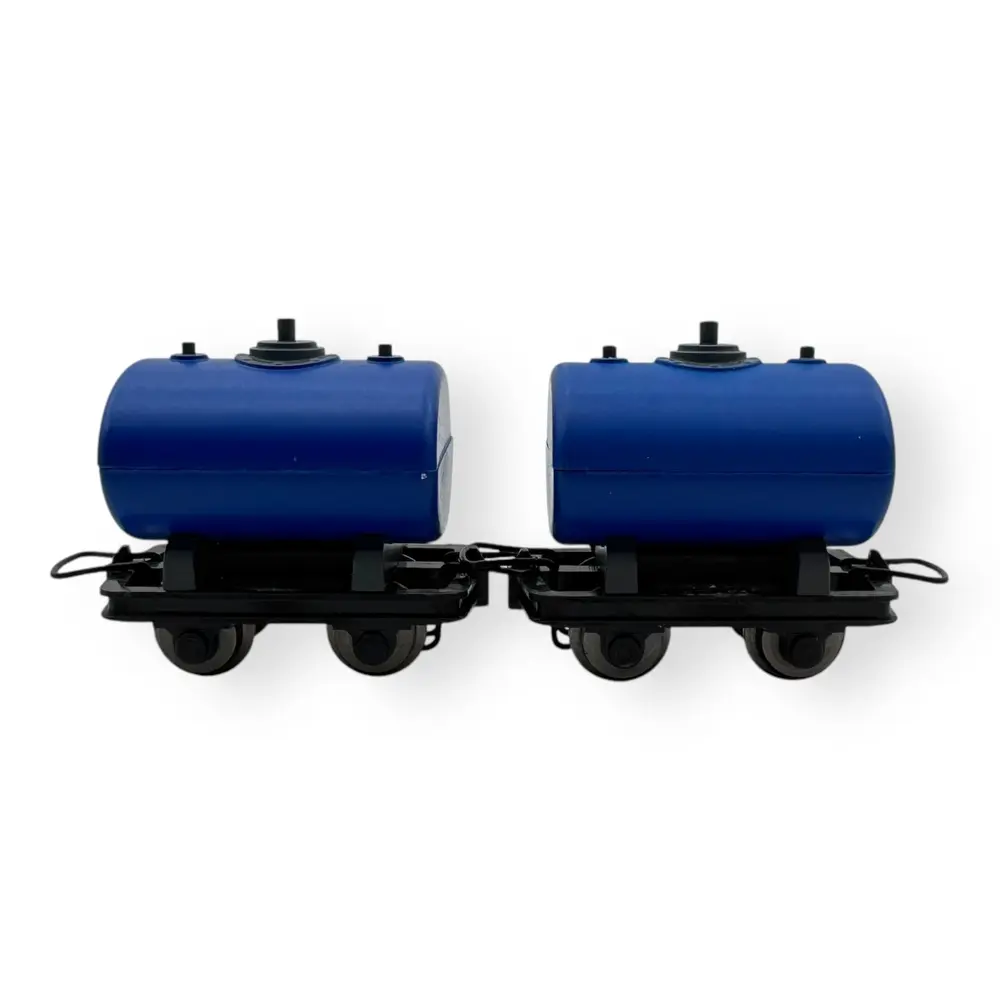 2 wagons citernes bleus - Minitrains 5111 - HOe 1/87 - 2R - 3