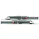 Set de Départ TGV TRICOURANT - MEHANO T110 - HO 1/87 - SNCF - EP V/VI - Analogique - 2