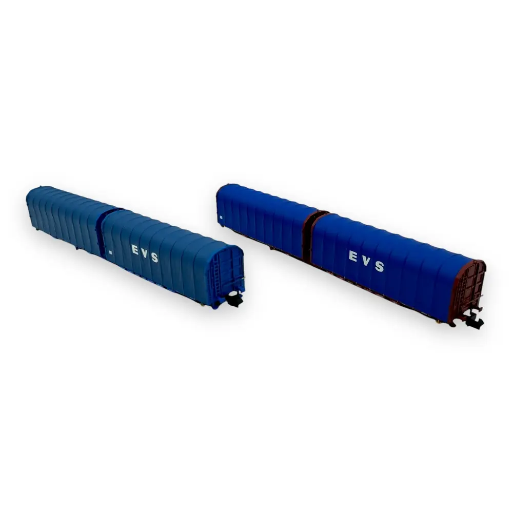 Coffret de 2 wagons bâchés - MFTrain 33070/33069 - N 1/160 - Lailps EVS - Ep VI - 2R - 2